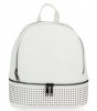 BEE BAG Modny Plecaczek Damski Dolly Biały
